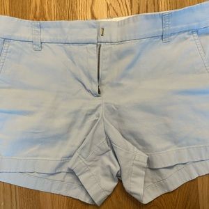 J. Crew Classic Chino Shorts 3.5” - light blue